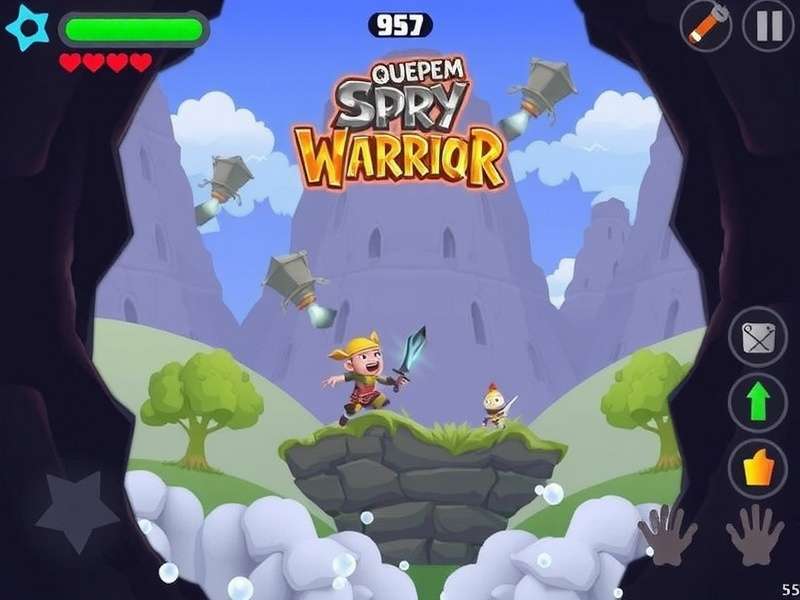 Quepem Spry Warrior Gameplay Screenshot